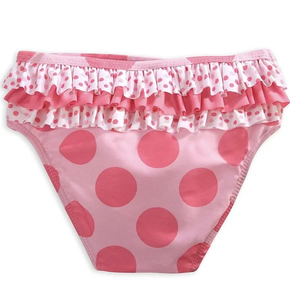 NEW-Disney Store Girls Minnie Mouse Dots with Bows 2-Piece Swimsuit size 2T - Picture 4 of 9